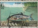 Spain - 1977 - Hispanic Fauna - 6 PTA - Multicolor - Animal, Fish - Edifil 2407 - Barbo - 0